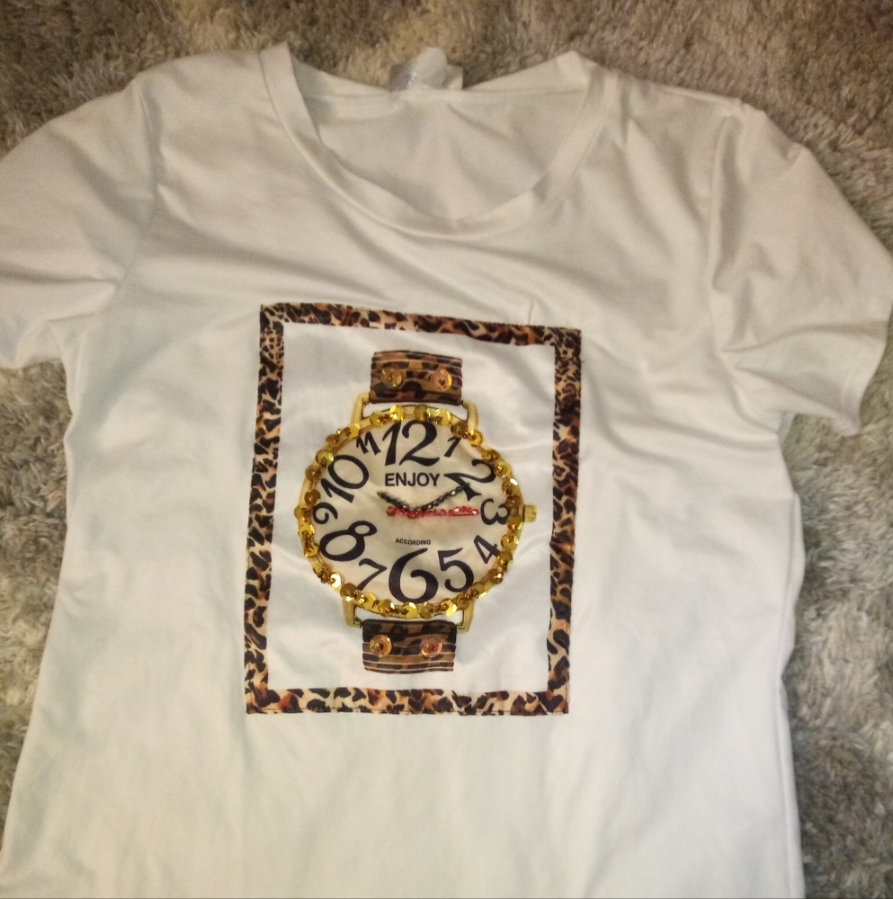 Clock T shirt